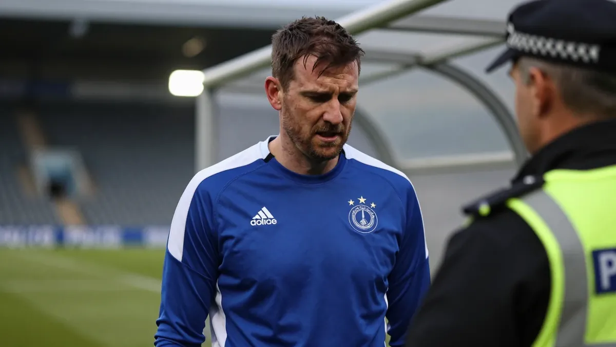 Dundee Keeper Owen Goodman Interviewed After Missile Incident